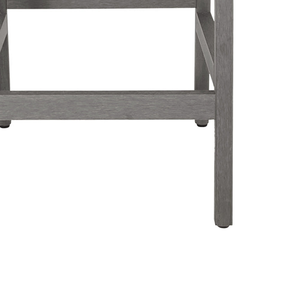 Seashore N-Dura Wood Outdoor Bar Stool