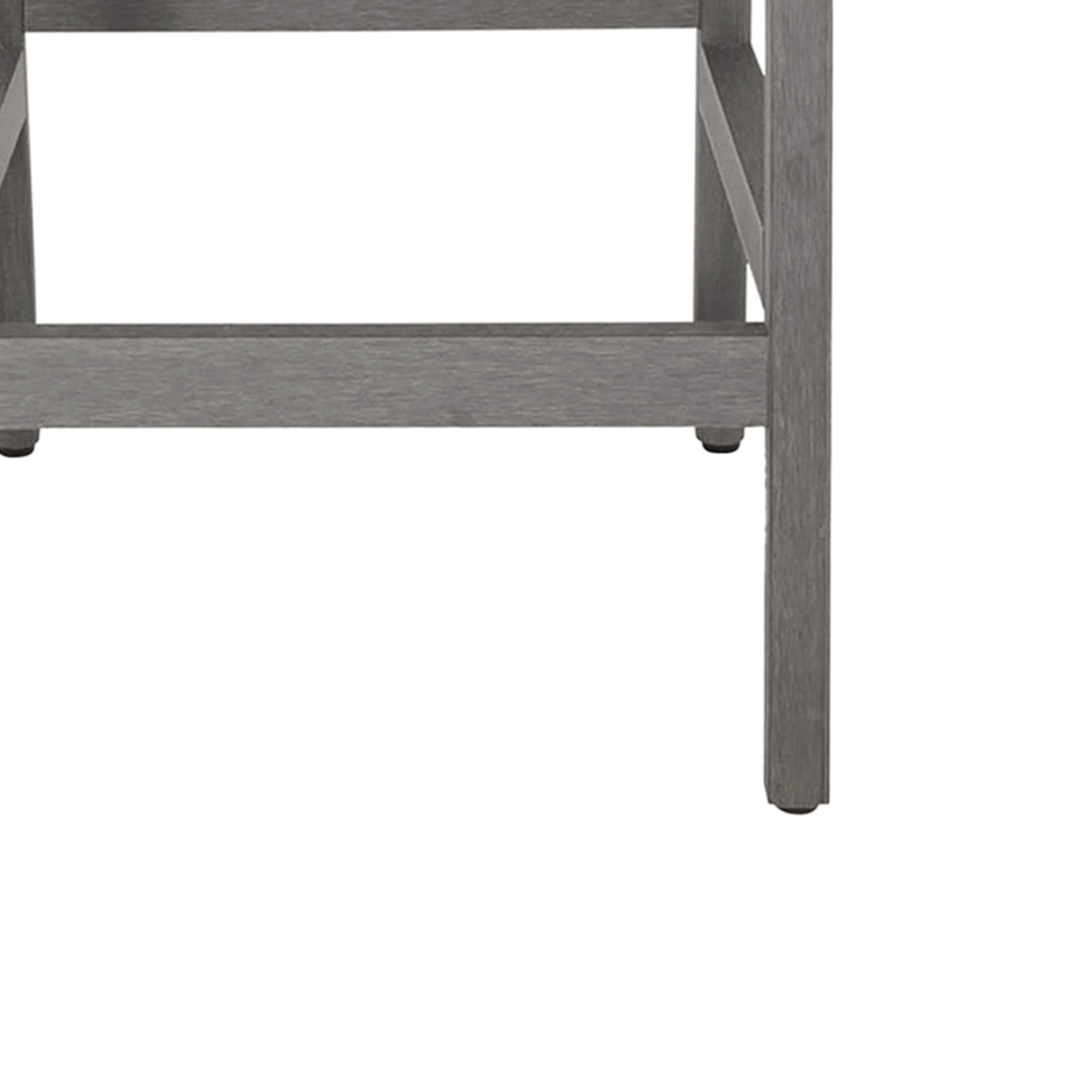 Seashore N-Dura Wood Outdoor Bar Stool
