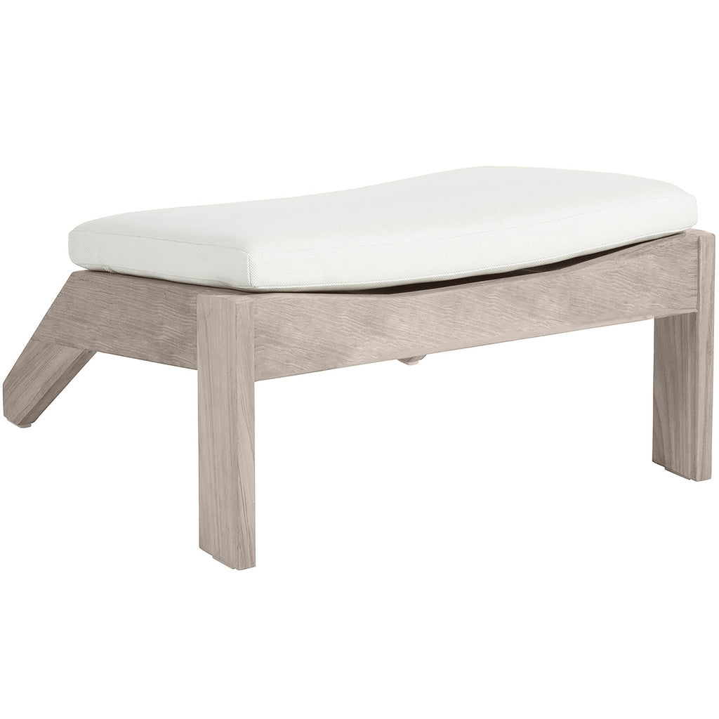 Ashland Teak Adirondack Outdoor Woven Ottoman