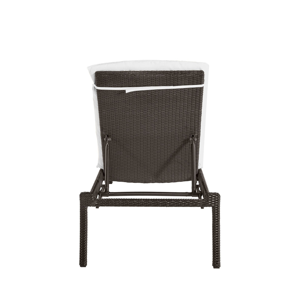 Nathan Wicker Outdoor Armless Chaise Lounge