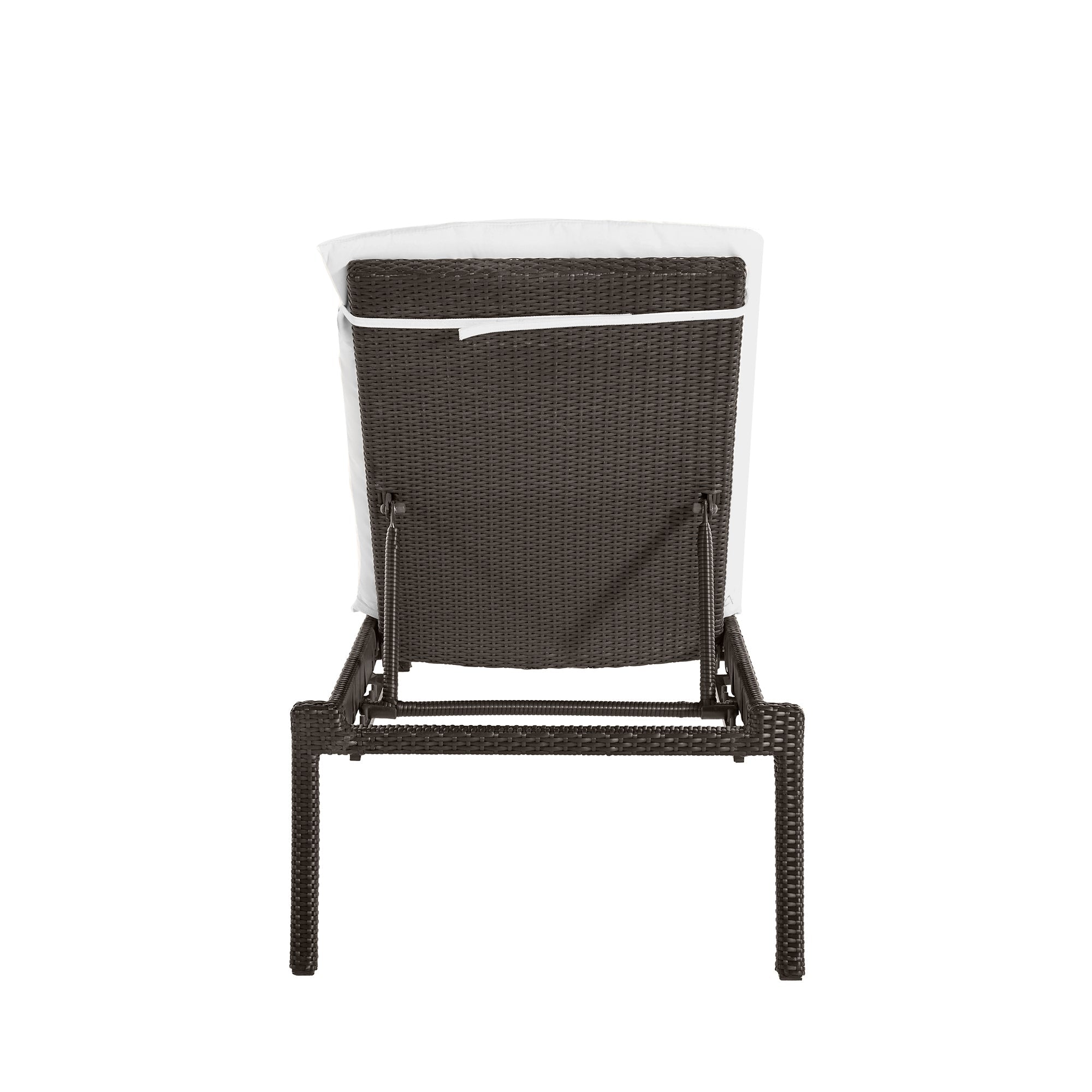 Nathan Wicker Outdoor Armless Chaise Lounge