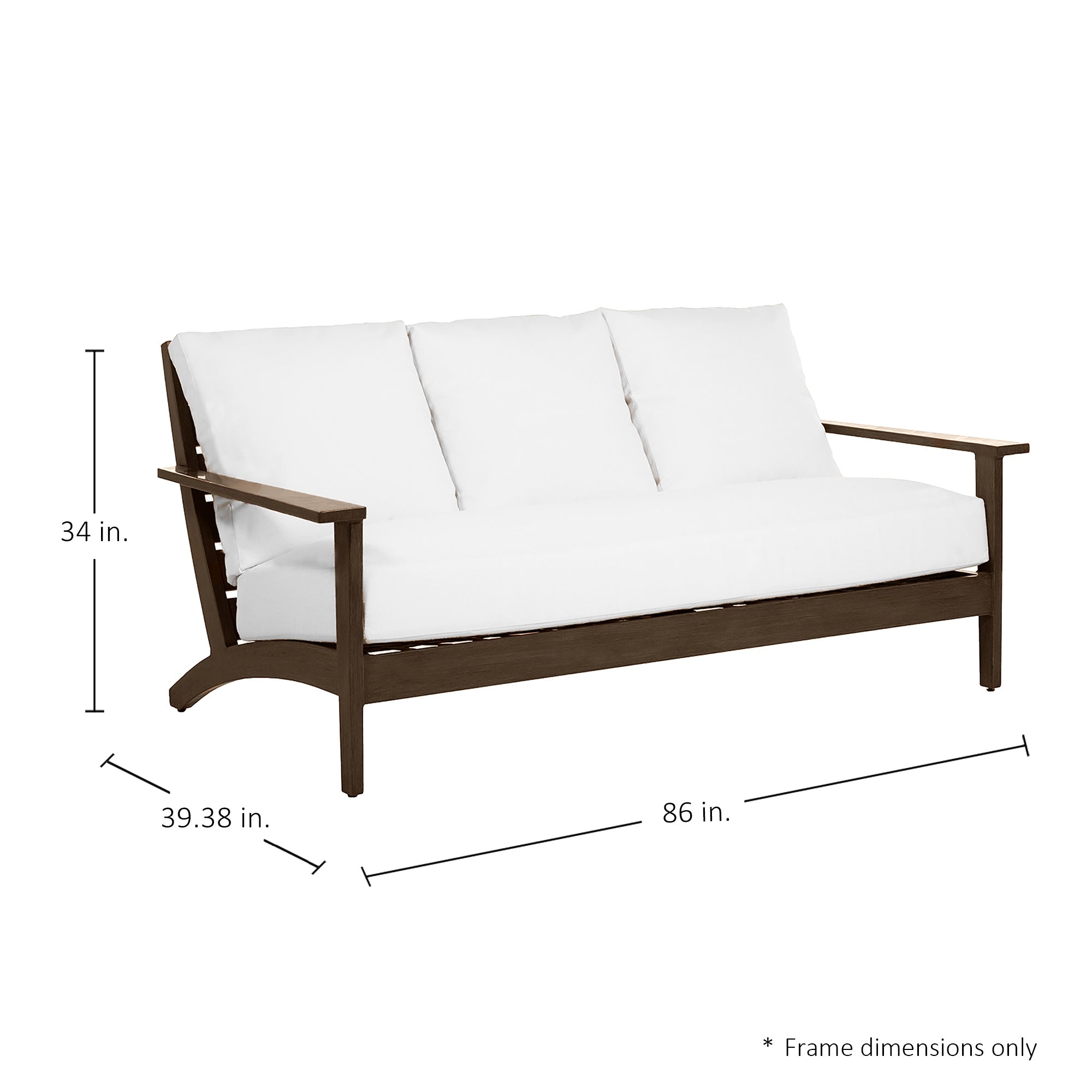 Kennebunkport Aluminum Outdoor Sofa