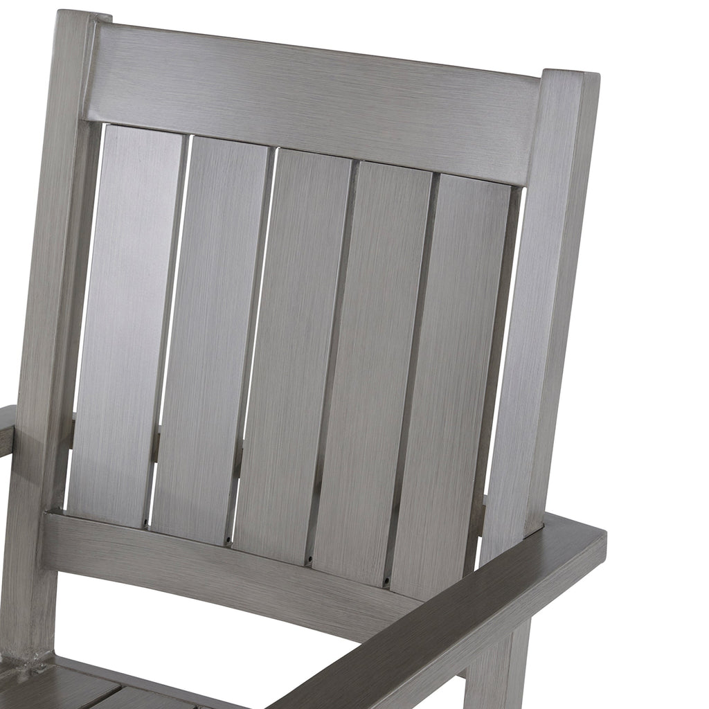 Croquet Aluminum Outdoor Arm Chair