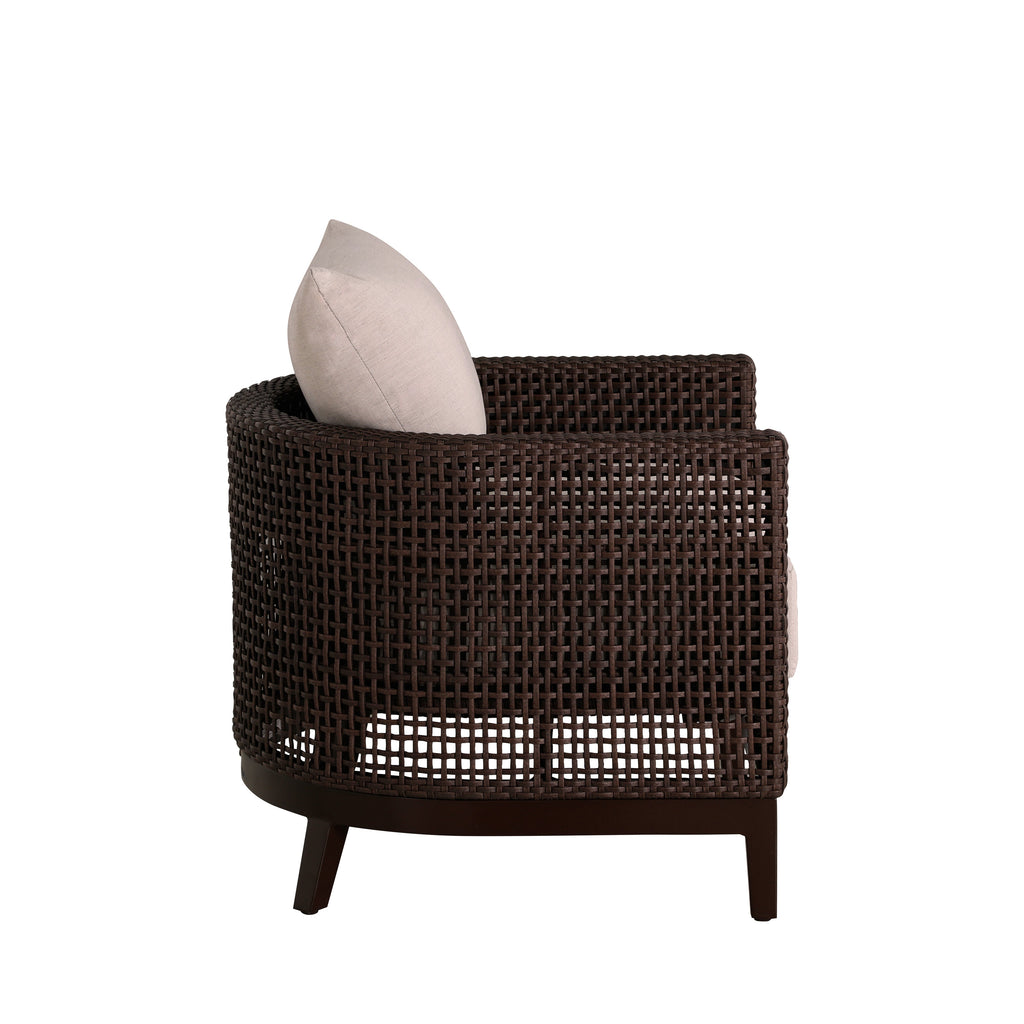 Peninsula Resin Wicker Outdoor Barrel Chair