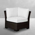 Club Woven Resin Wicker Corner Sectional Sofa
