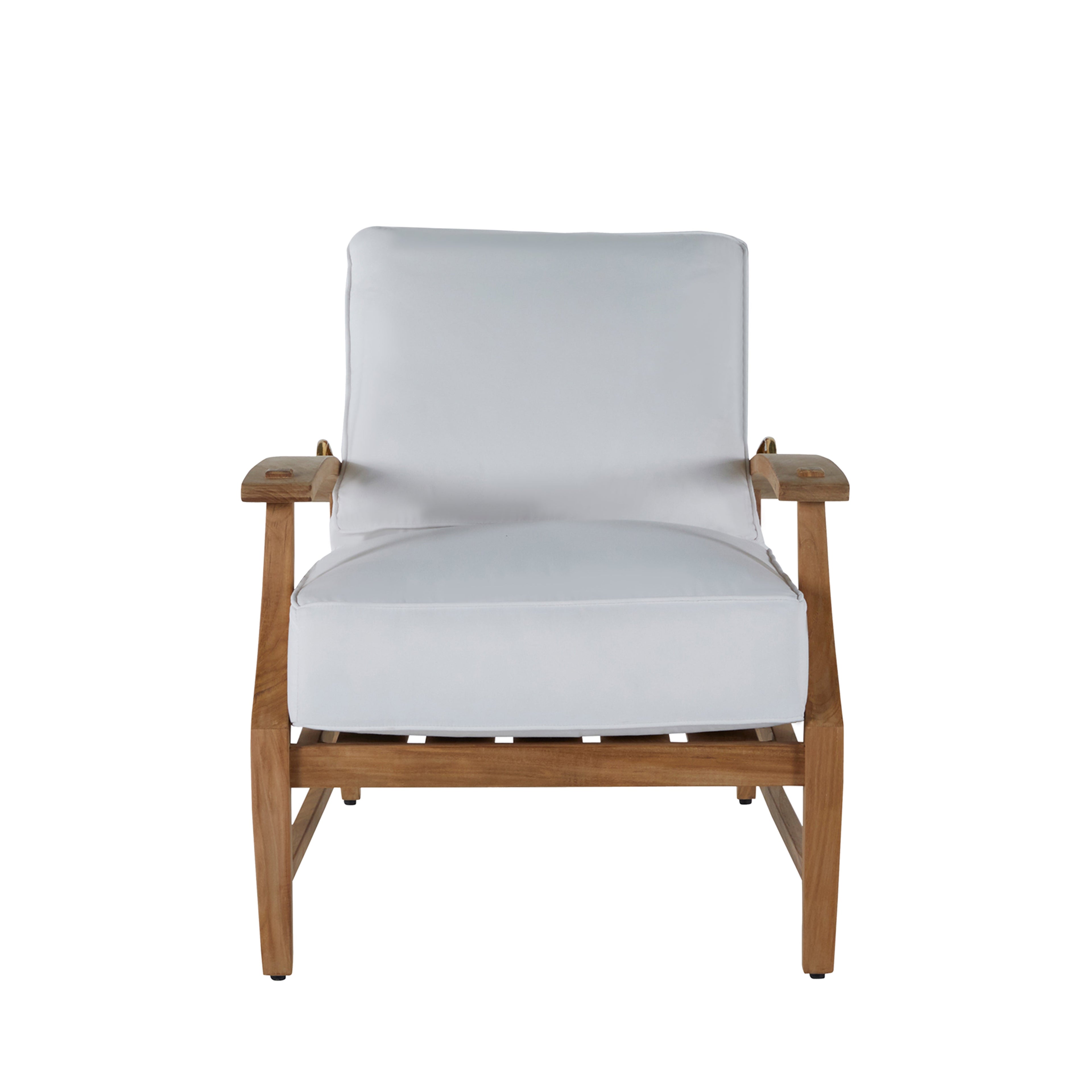 Croquet Teak Outdoor Recliner Chair