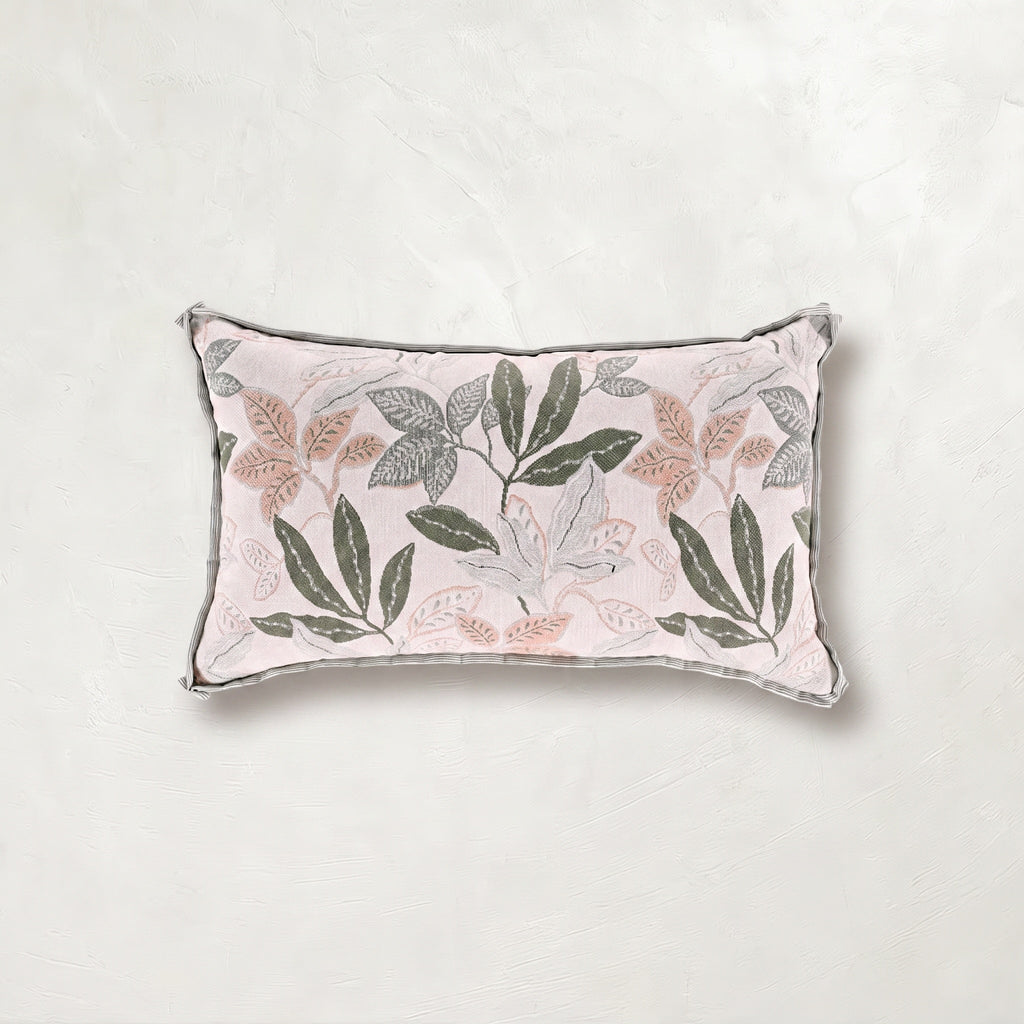 Verdant Blush Outdoor Throw Pillow