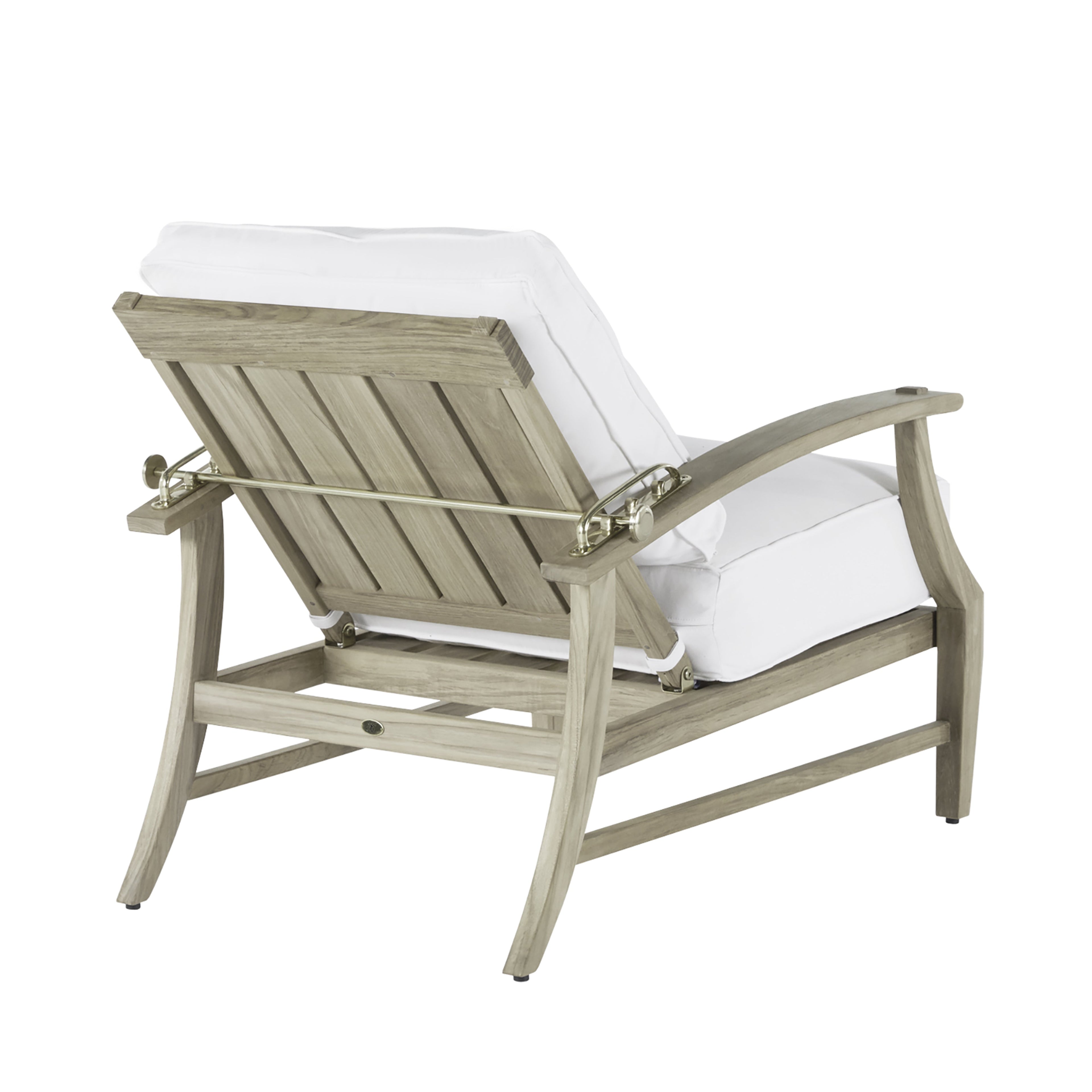 Croquet Teak Outdoor Recliner Chair