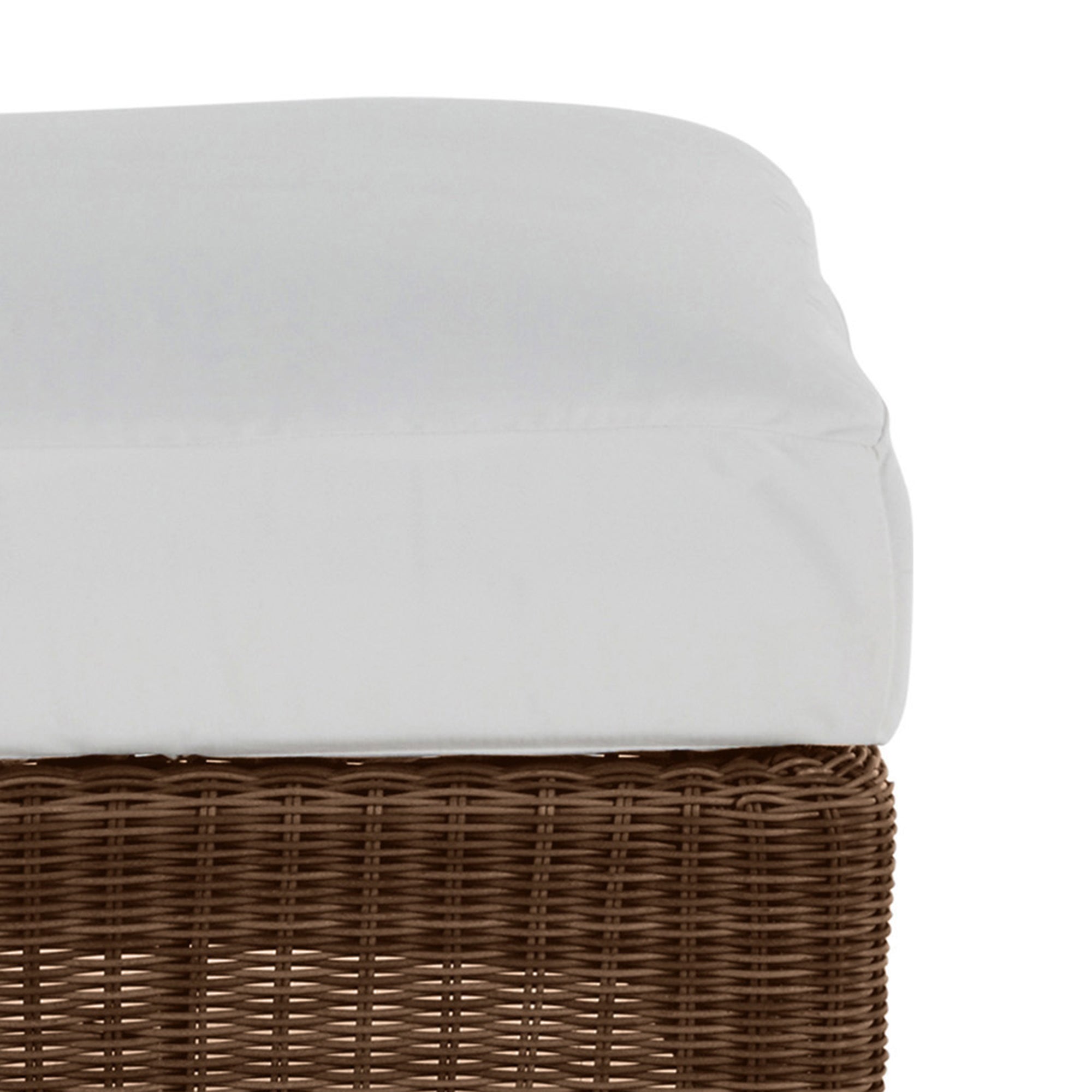 Astoria N-Dura Resin Wicker Outdoor Woven Ottoman