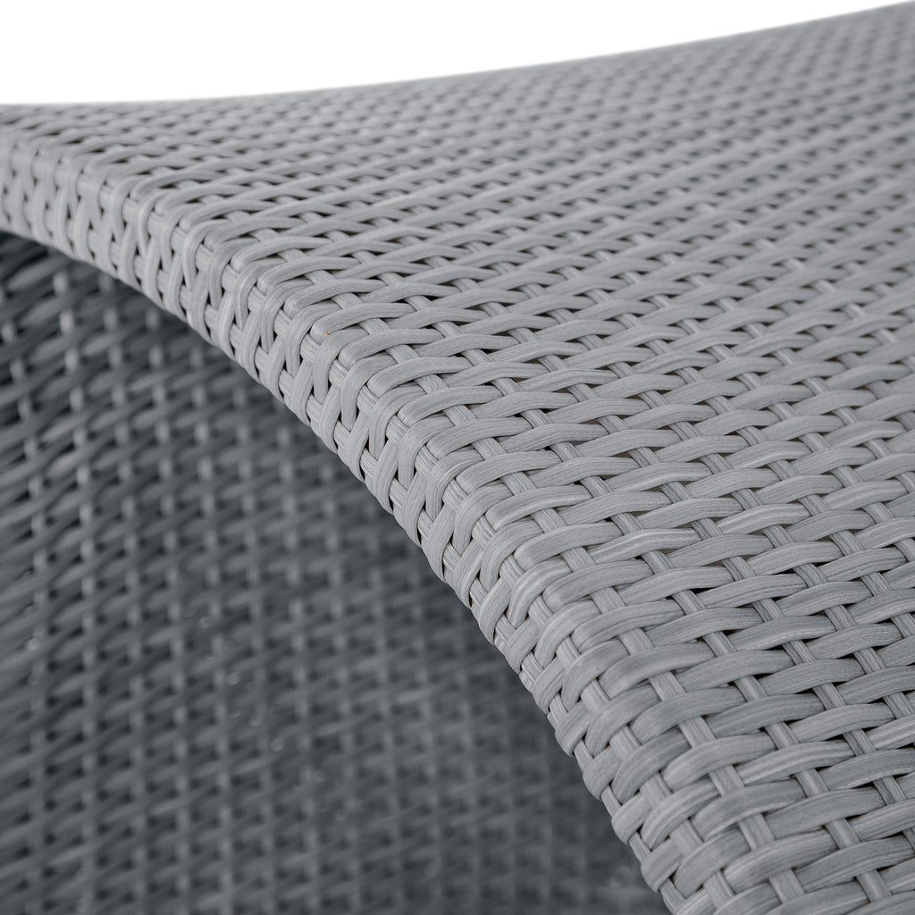 Halo N-Dura Resin Wicker Outdoor Woven Ottoman