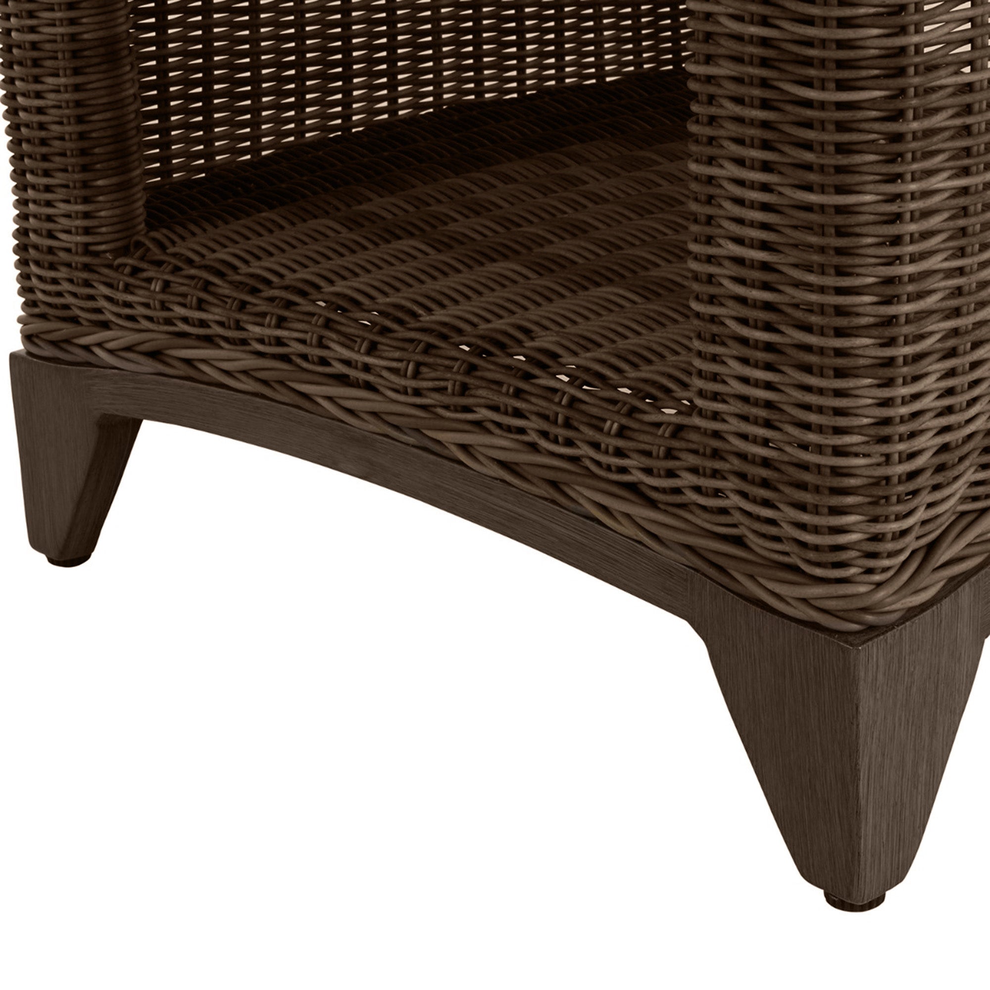 Astoria Wicker 21" Square Outdoor End Table