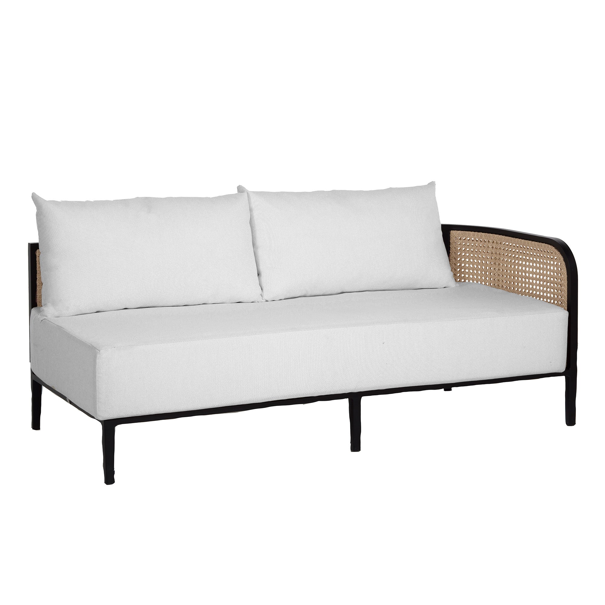 Havana Resin Wicker Outdoor Right Arm Facing Sofa