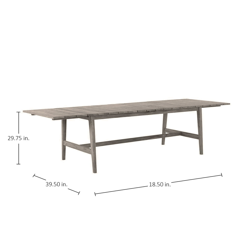 Coast Rectangle Outdoor Extendable Dining Table