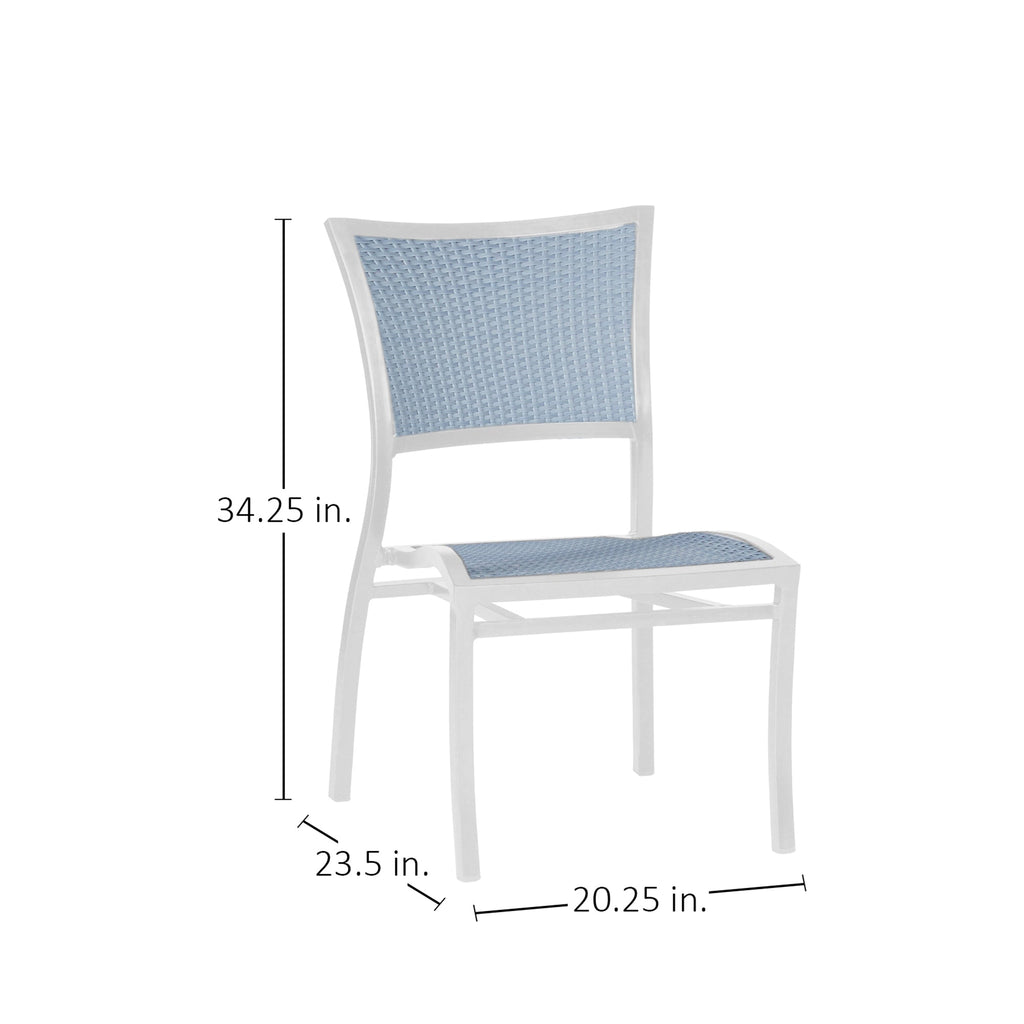Aire N-Dura Resin Wicker Outdoor Side Chair