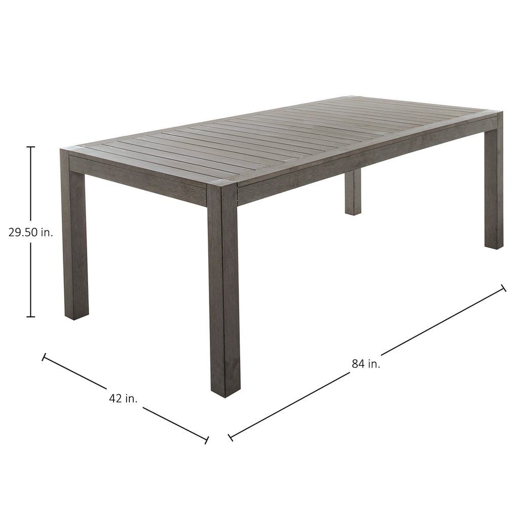 Portside 84" x 42" Rectangle Outdoor Table Top