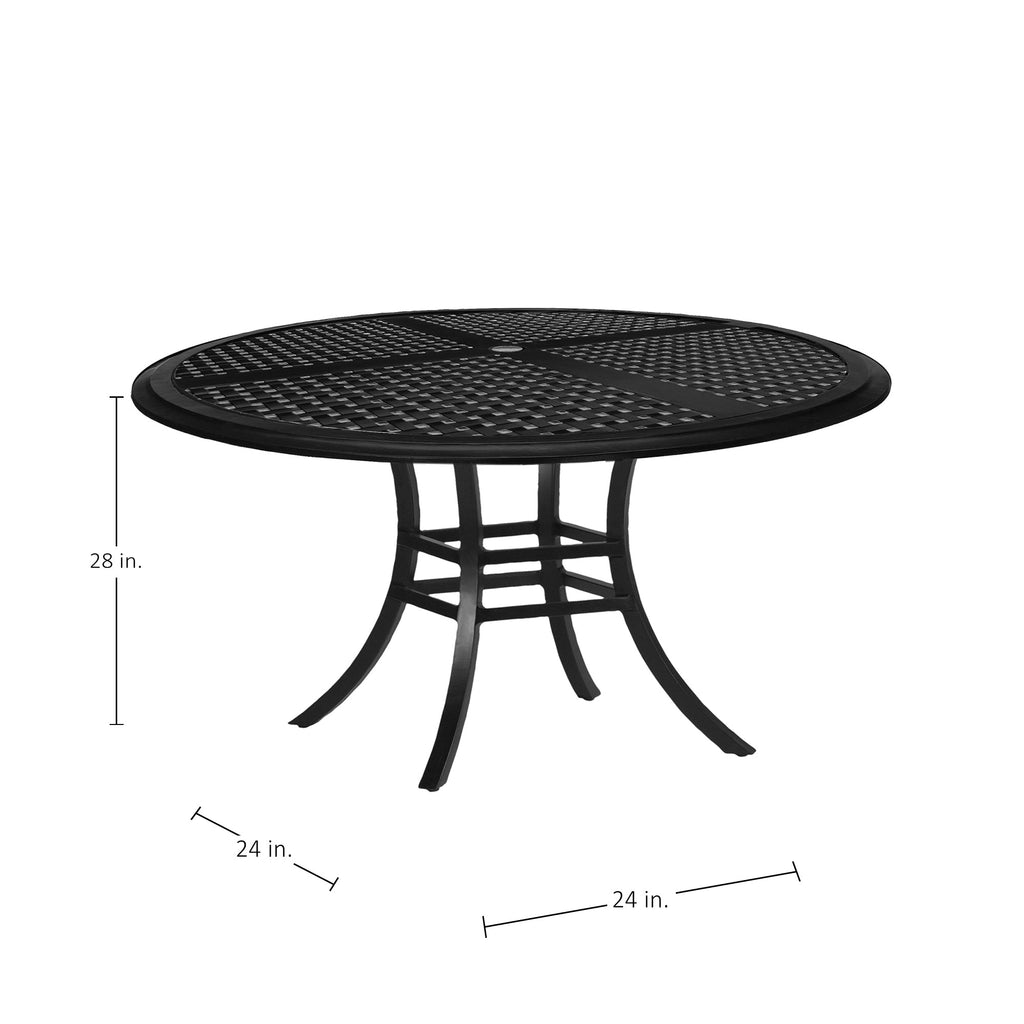Cort Aluminum Outdoor Pedestal Dining Table Base