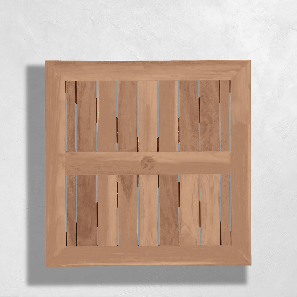 Club Teak 35.5" Square Outdoor Table Top