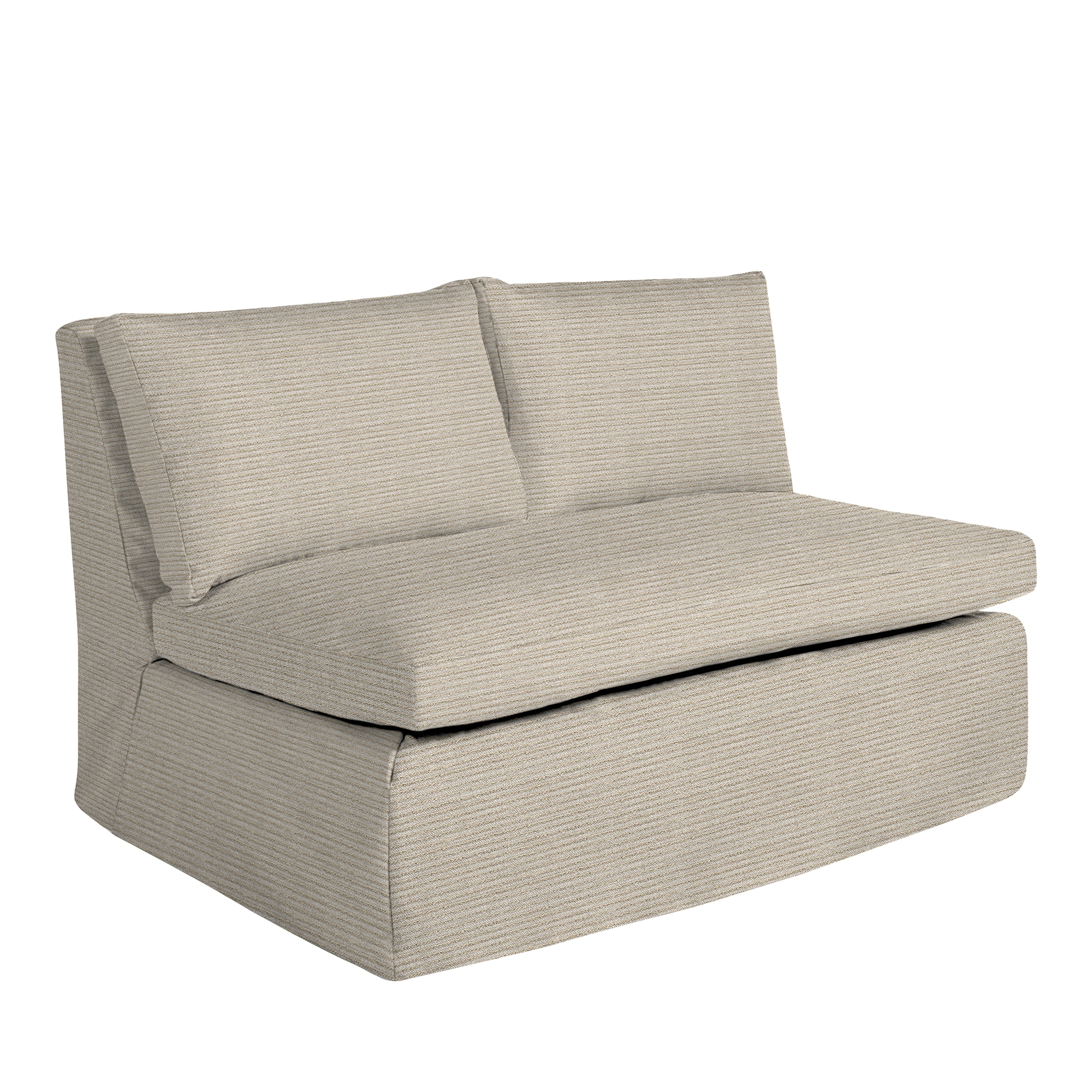 Nora Outdoor Armless Loveseat