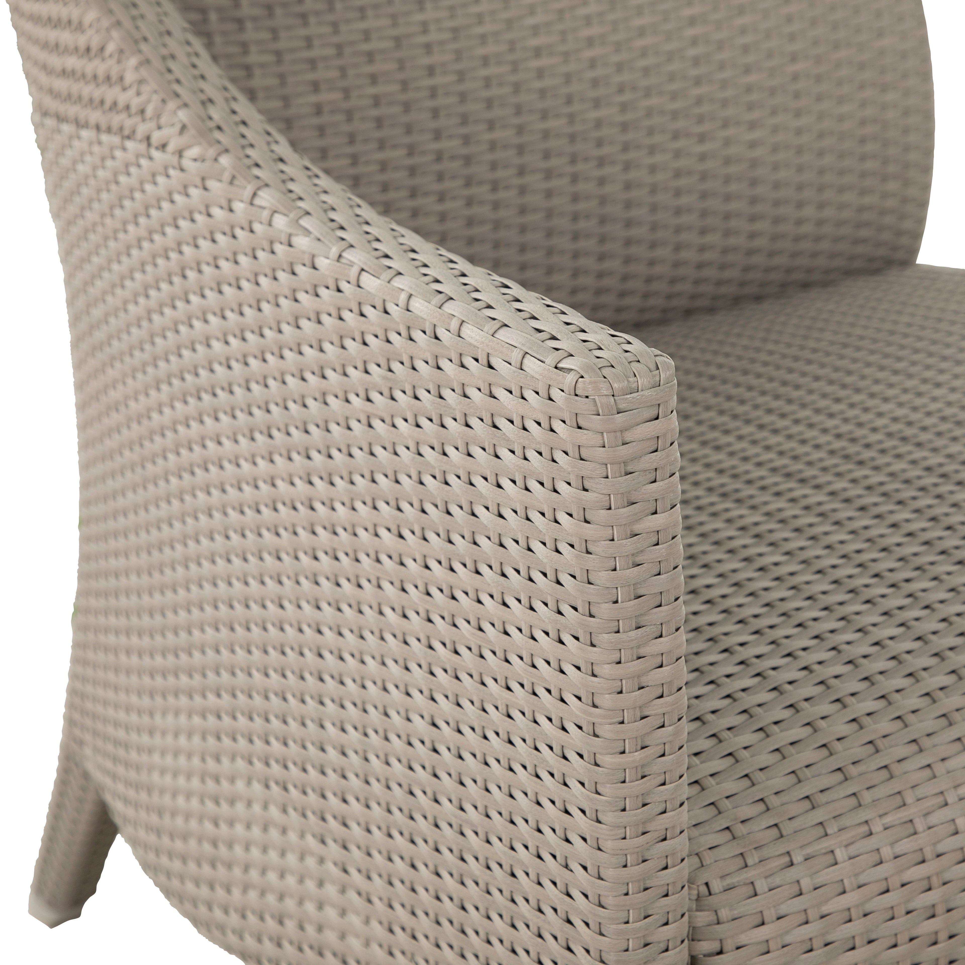Athena Plus Wicker Slipper Sectional Sofa LAF