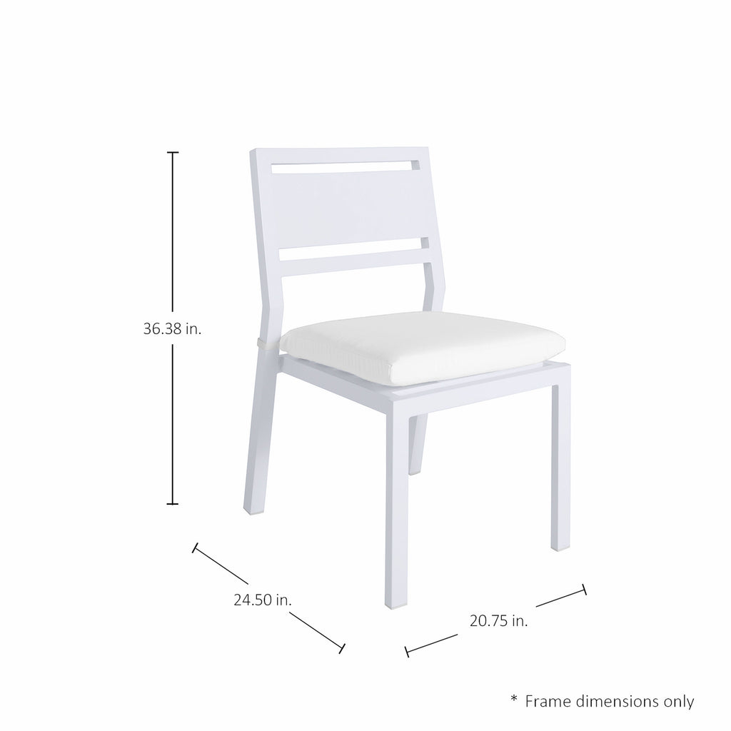 Avondale Aluminum Outdoor Side Chair