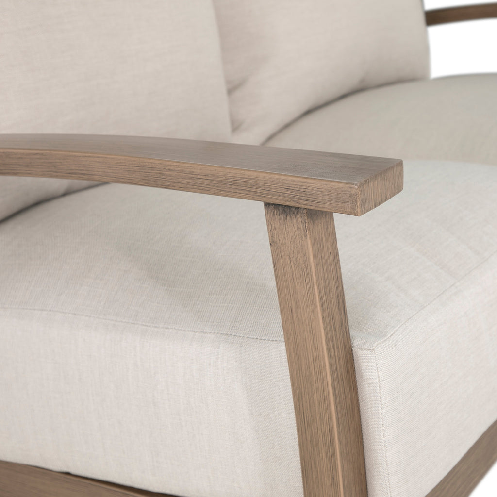 Charleston Aluminum Outdoor Loveseat