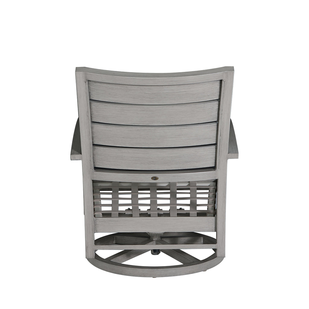 Charleston Aluminum Swivel Rocker Lounge Chair