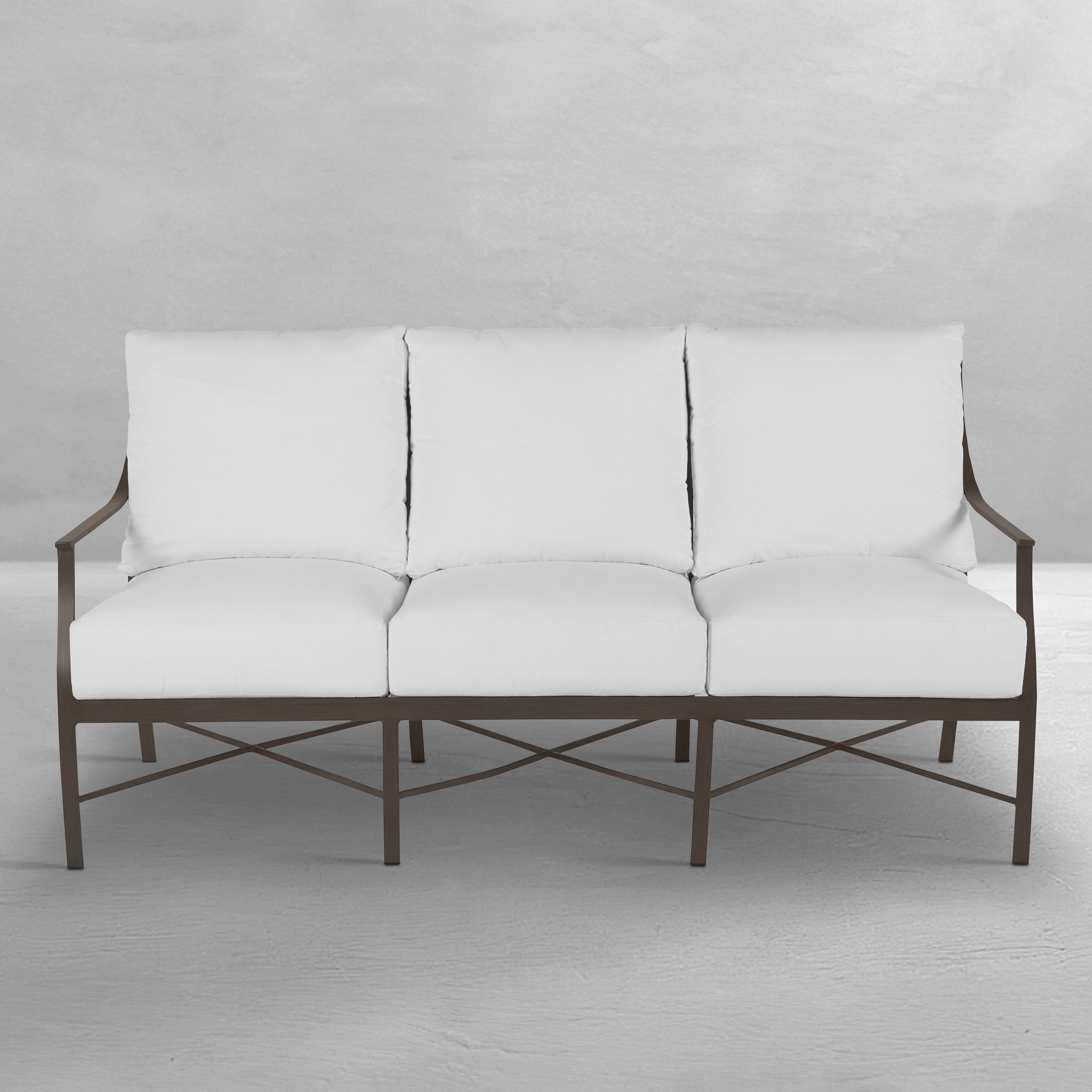Monaco Aluminum Outdoor Sofa