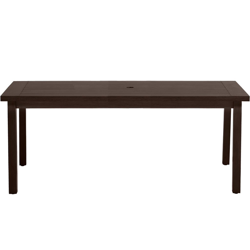Club Rectangle Outdoor Slatted Dining Table