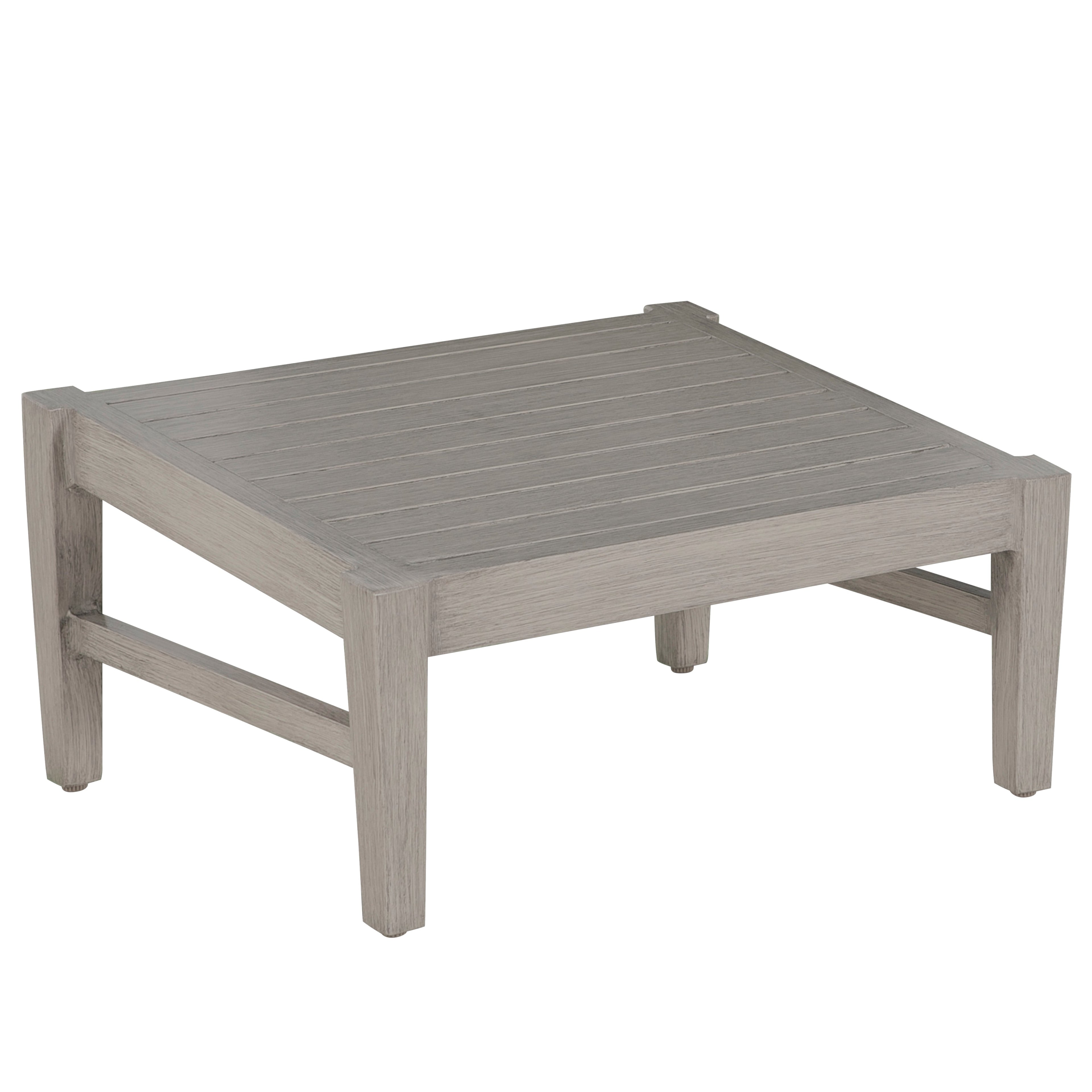 Croquet Aluminum Outdoor Ottoman