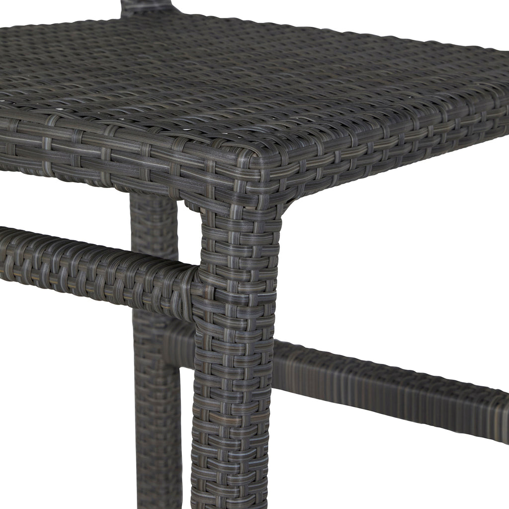 Skye Woven N-Dura Resin Wicker Outdoor Bar Stool