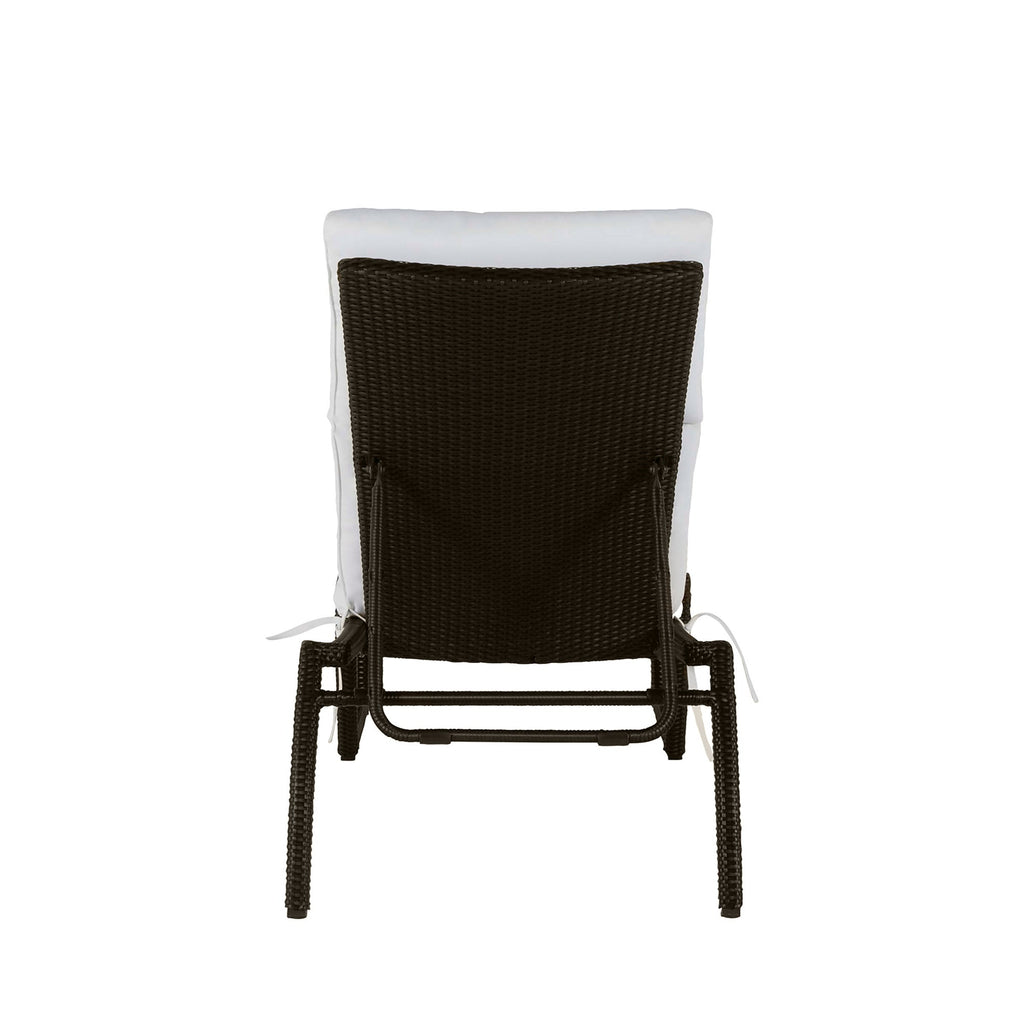 Skye Wicker Outdoor Armless Chaise Lounge
