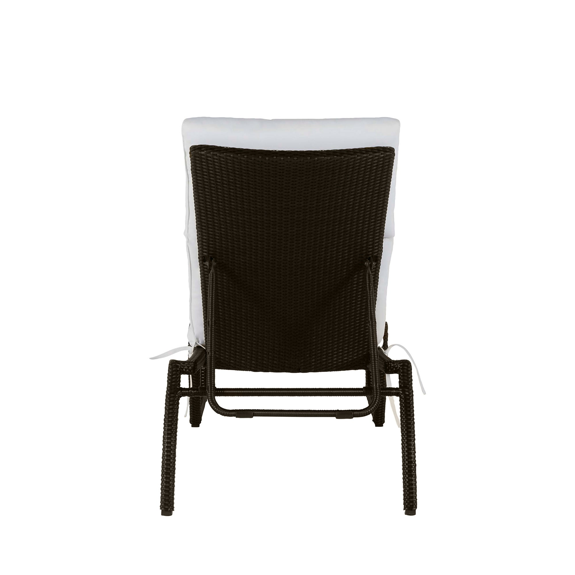 Skye Wicker Outdoor Armless Chaise Lounge