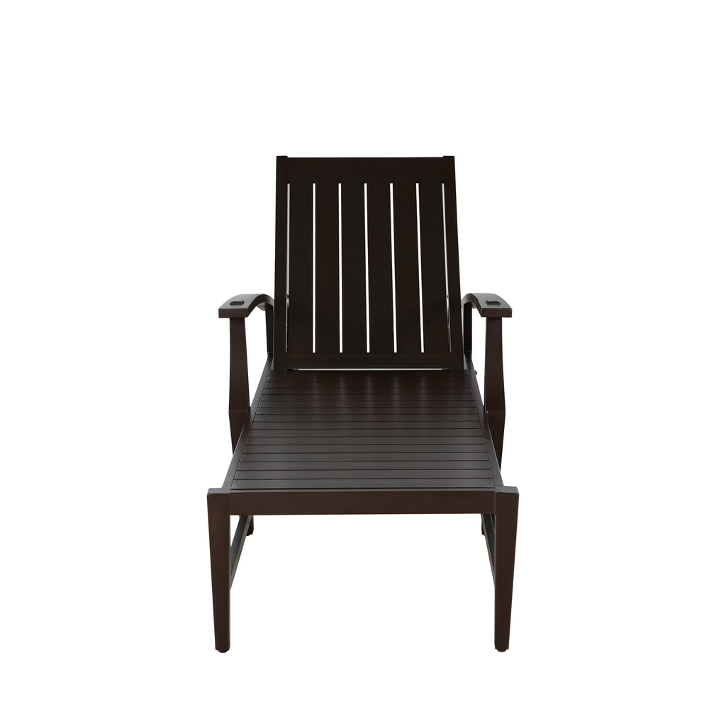 Croquet Aluminum Outdoor Chaise Lounge