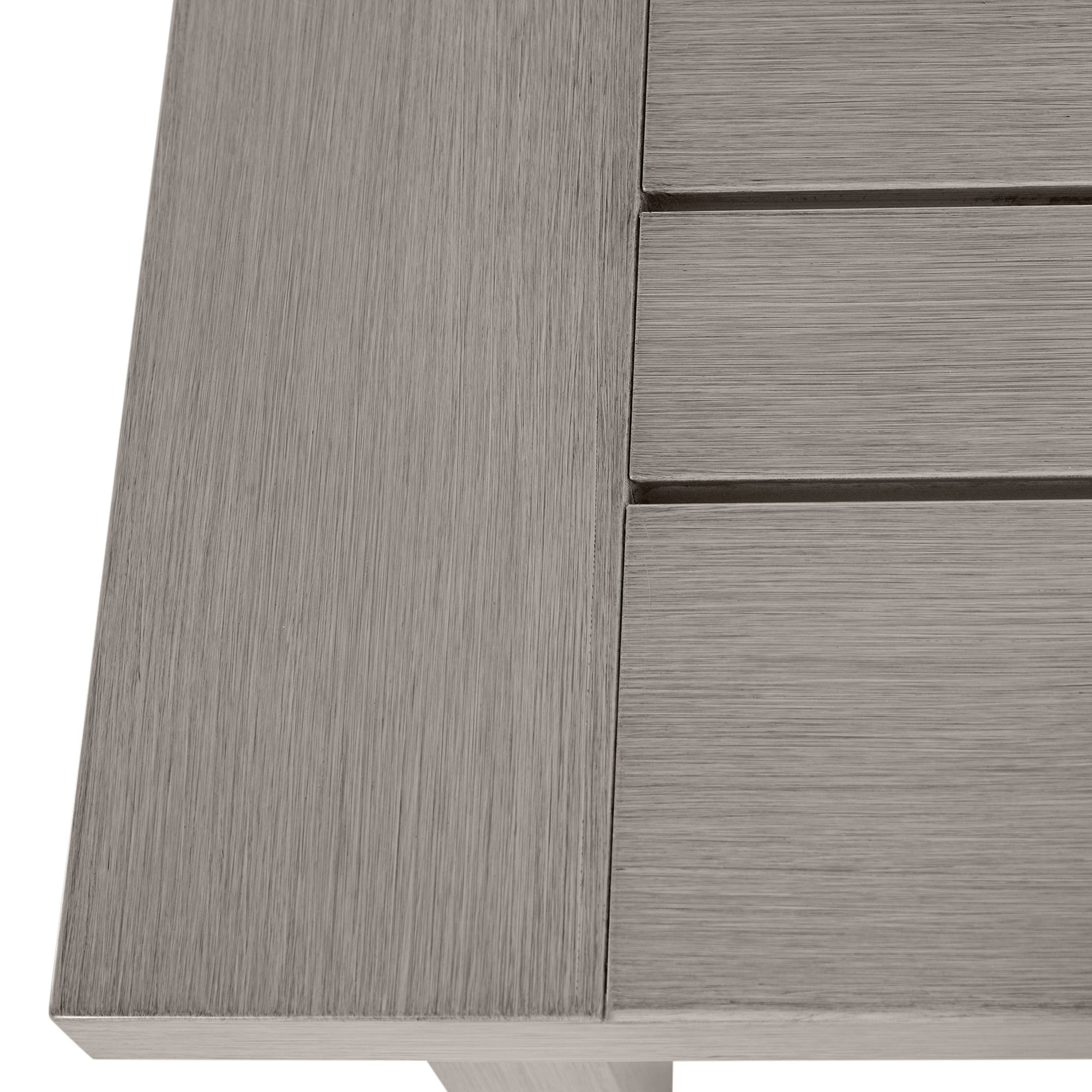 Club Aluminum 43" Square Outdoor Coffee Table