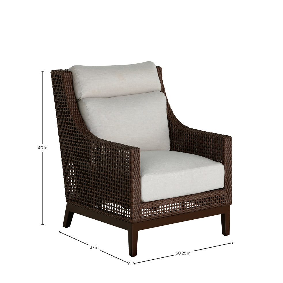 Peninsula Resin Wicker Outdoor Lounge Chair