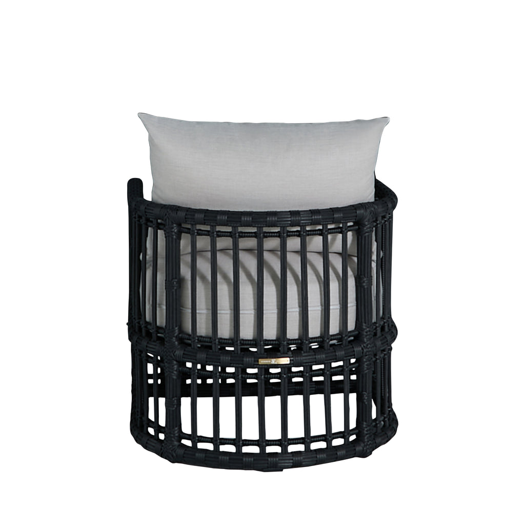 Newport Wicker Woven Outdoor Barrel Chair