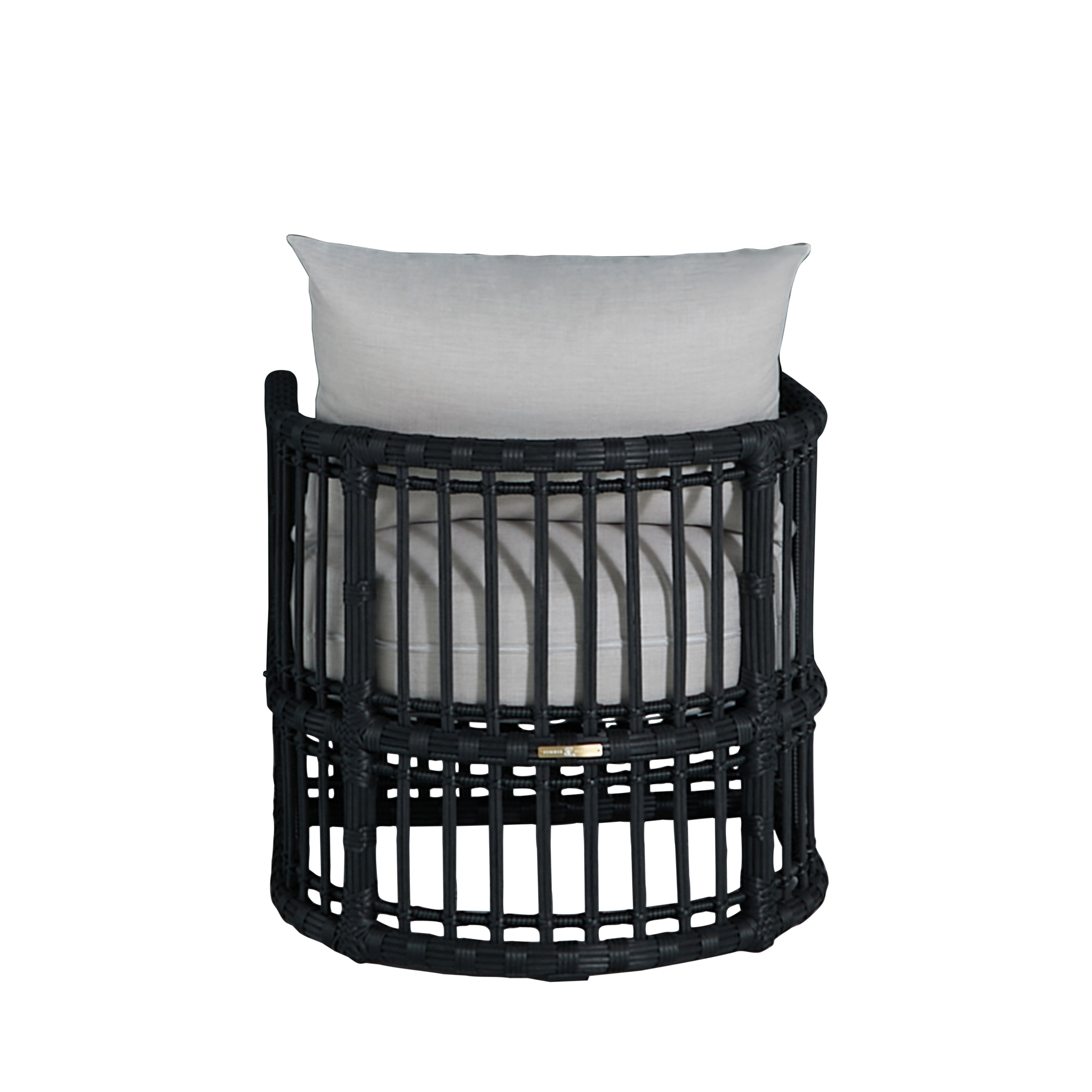 Newport Wicker Woven Outdoor Barrel Chair