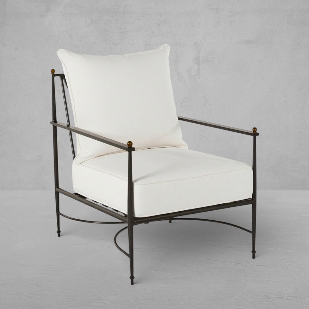 QS Roma Lounge Chair, Slate Gray-Bali Pearl
