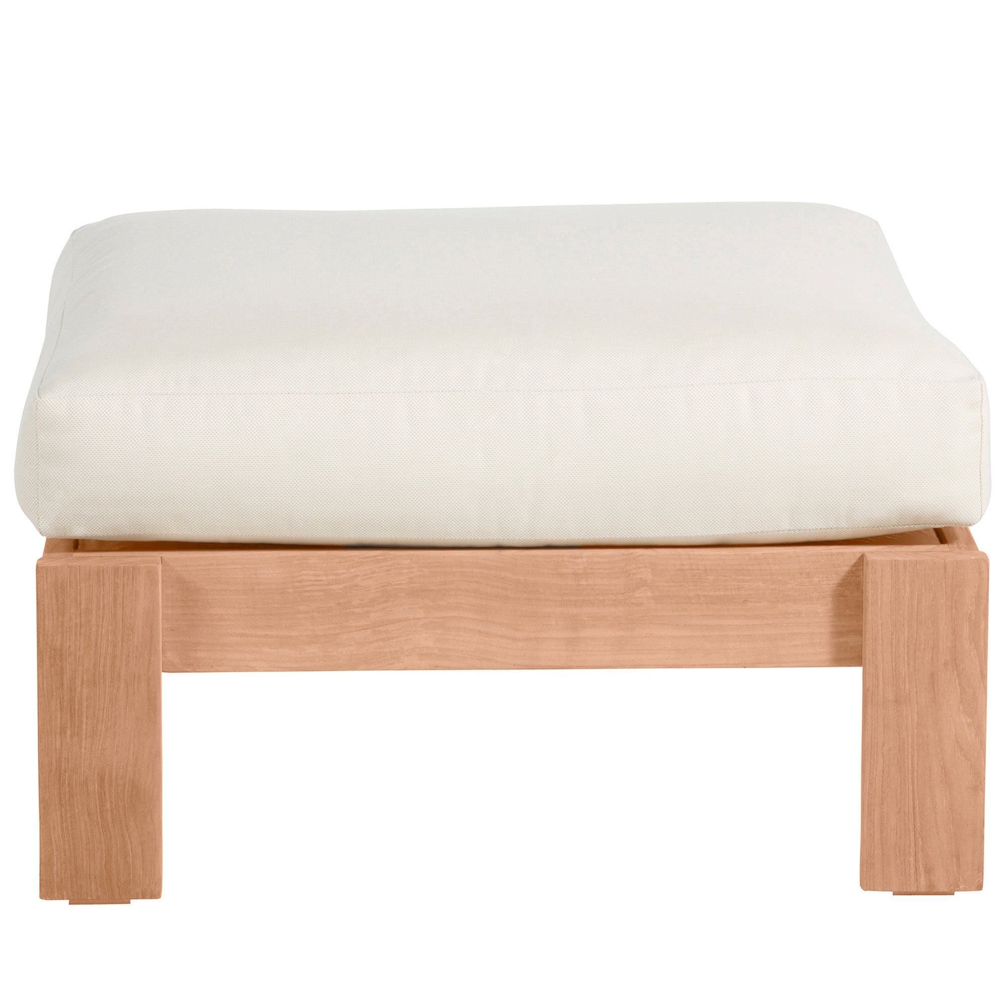 Ashland Teak Adirondack Outdoor Woven Ottoman