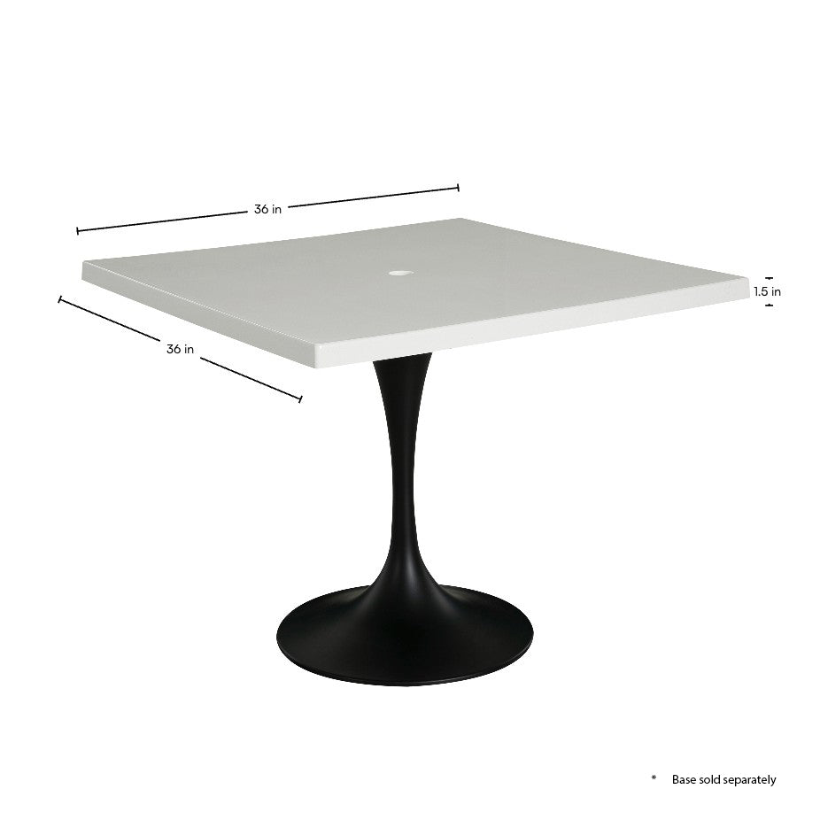 Plateau Stone 36" Square Outdoor Table Top