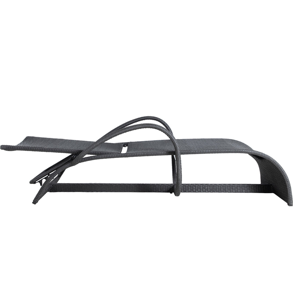 Halo Wicker Outdoor Armless Chaise Lounge