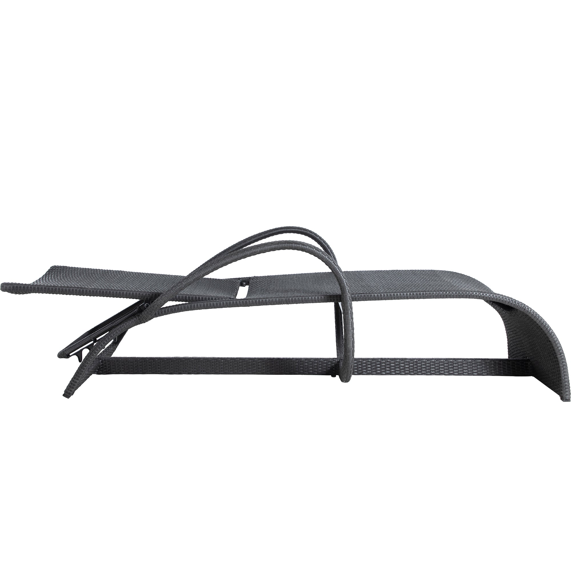 Halo Wicker Outdoor Armless Chaise Lounge