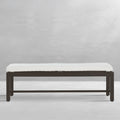 Club Aluminum Backless Outdoor Bench