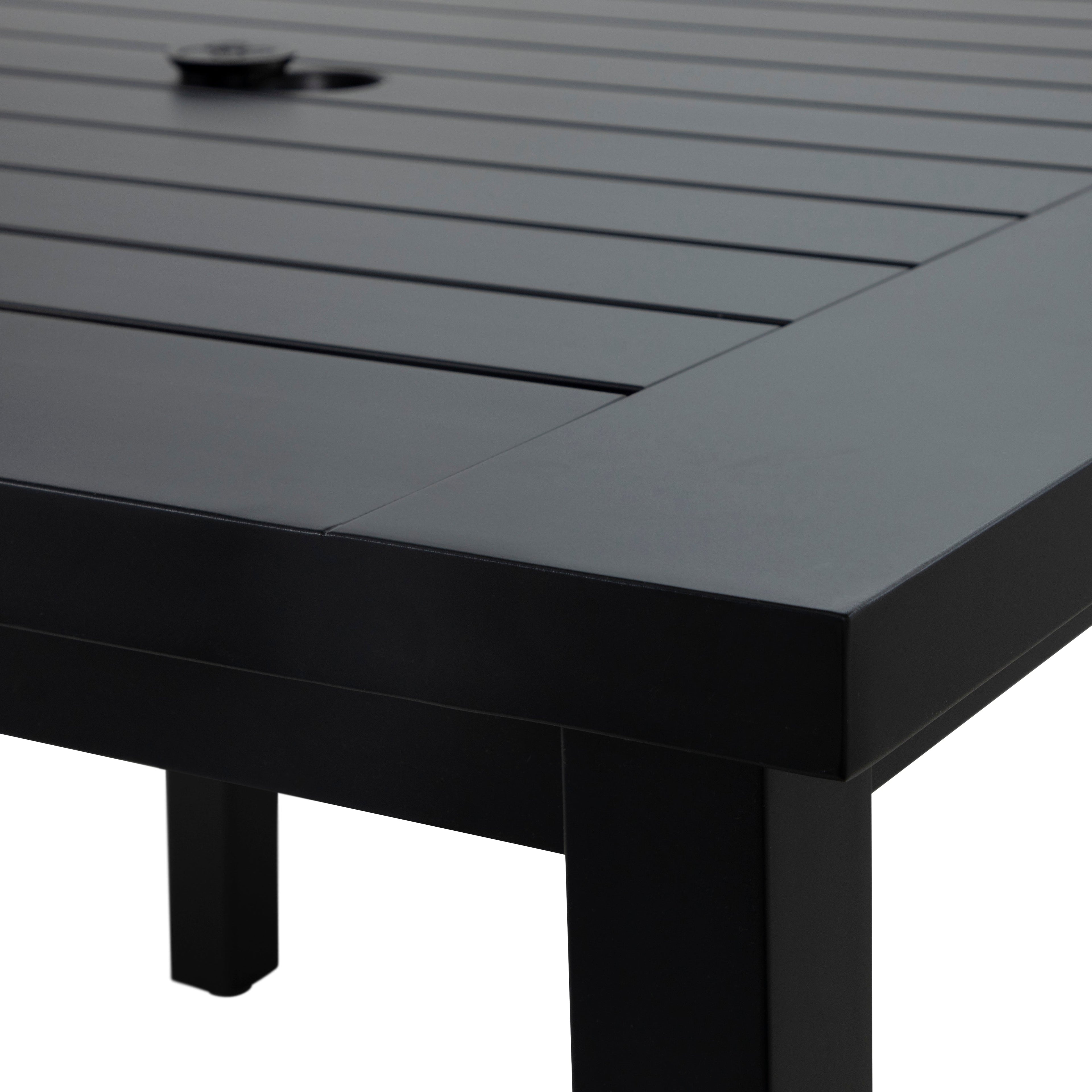 Club Aluminum 43" Square Outdoor Dining Table