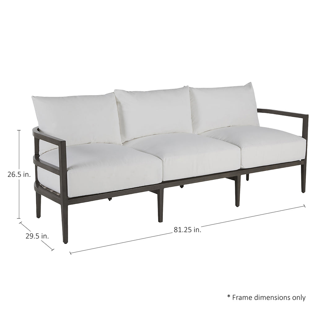 Santa Barbara Wood Outdoor Sofa