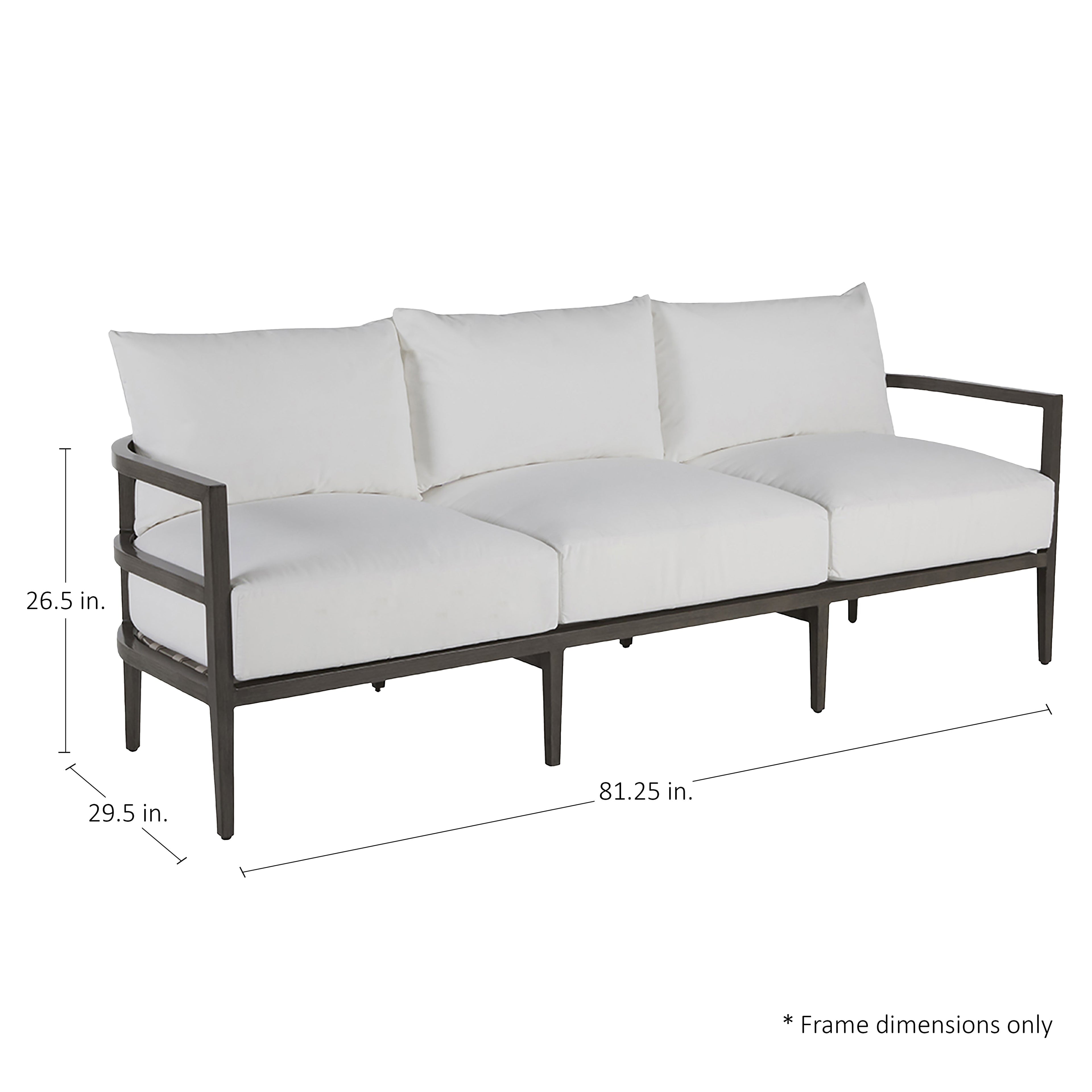 Santa Barbara Wood Outdoor Sofa