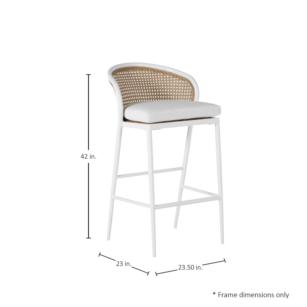 Havana N-Dura Resin Wicker Outdoor Bar Stool