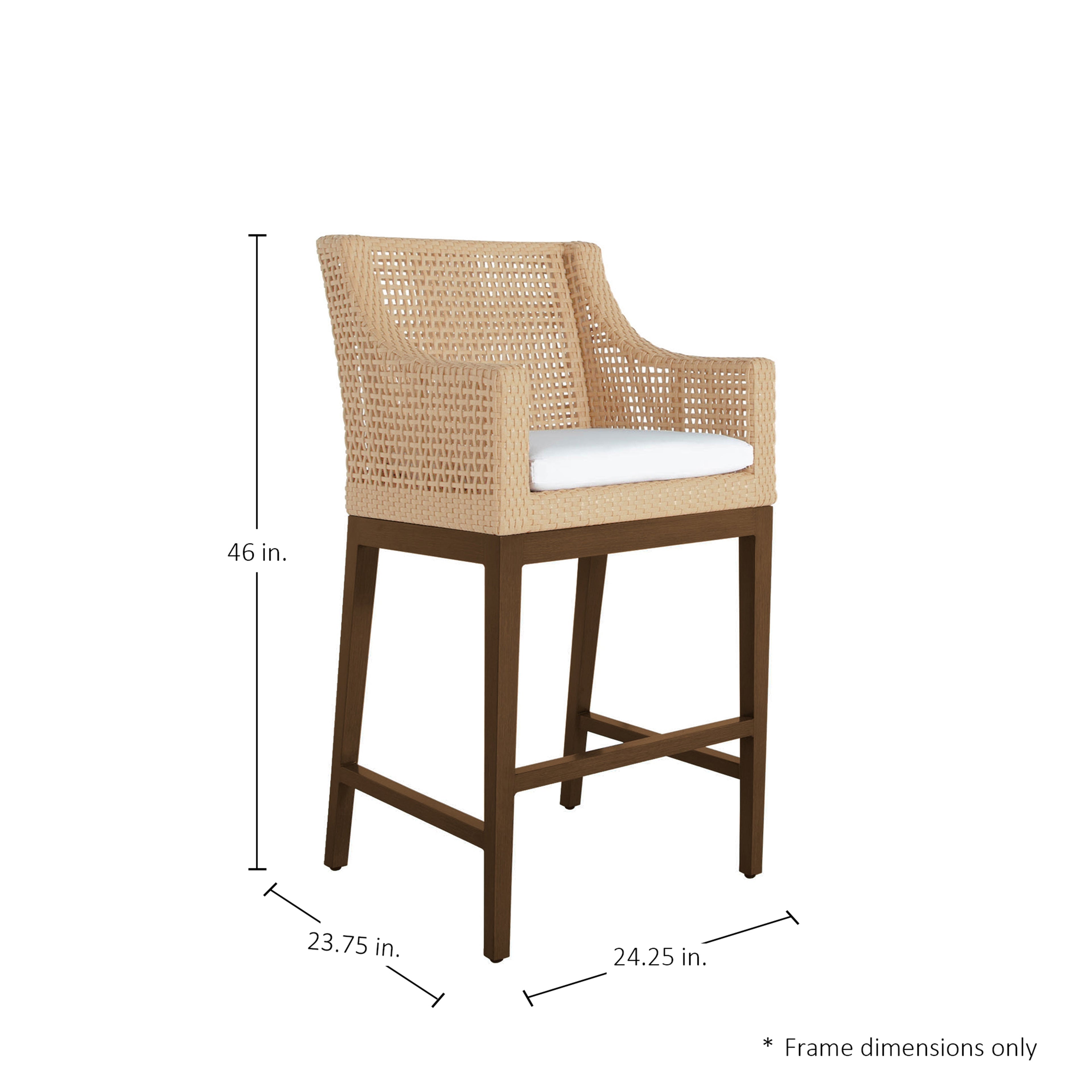 Peninsula N-Dura Resin Outdoor Bar Stool