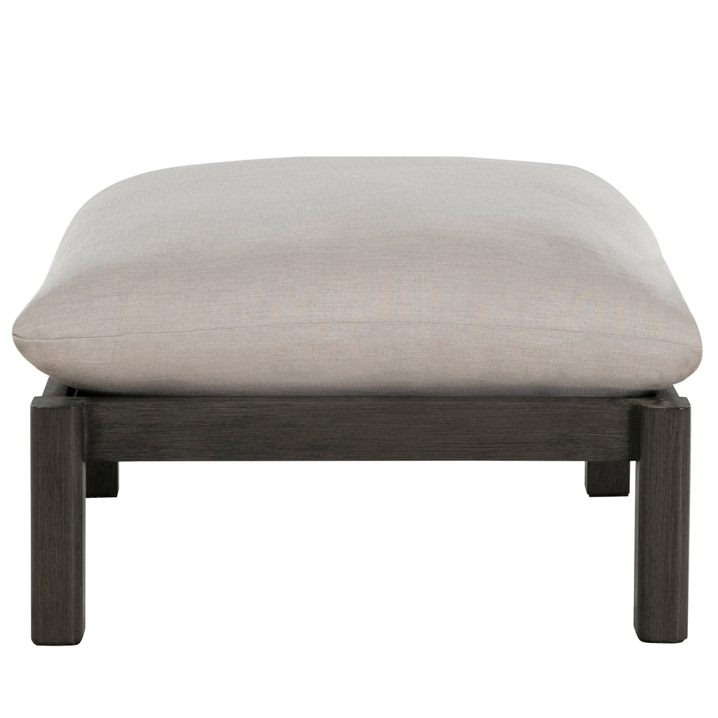Monterey Aluminum Outdoor Woven Ottoman