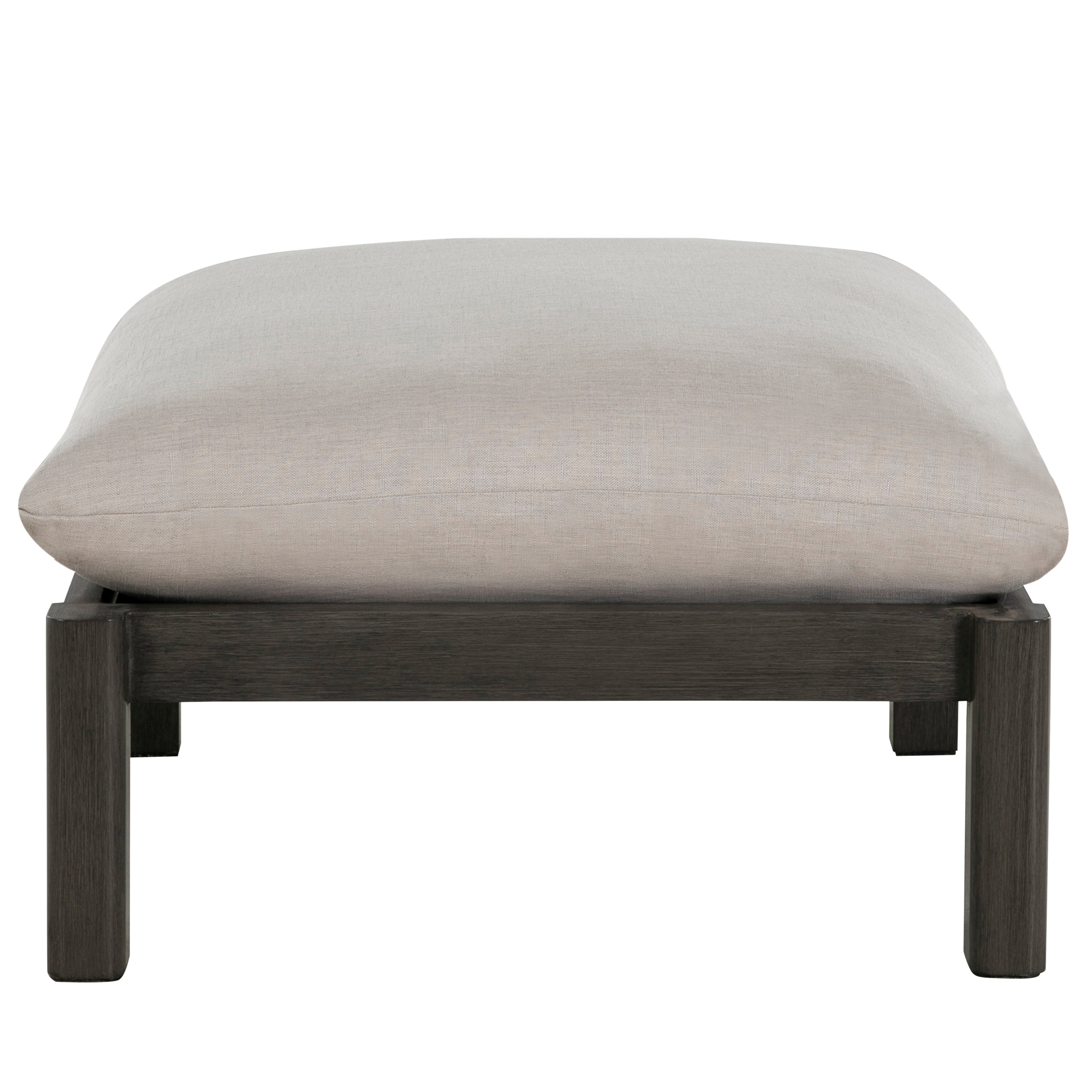 Monterey Aluminum Outdoor Woven Ottoman
